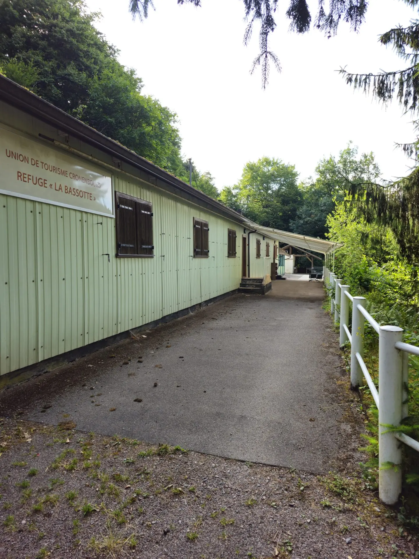 La Bassotte avant du refuge