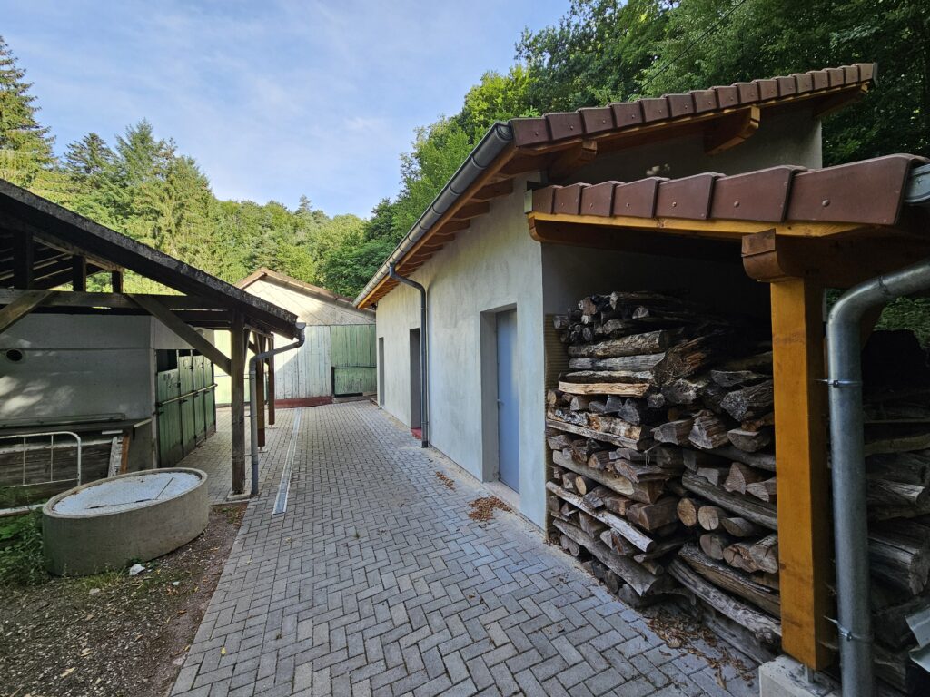 Nouvelle annexe et stock bois
